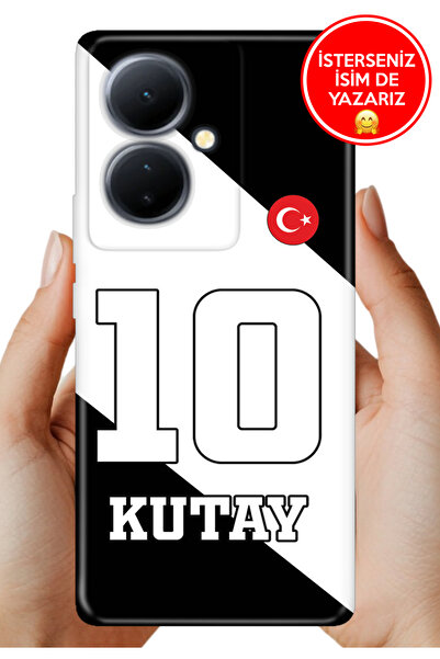 Cekuonline Vivo V29 Lite 5G Kılıf Kişiye Özel İsim Yazılı Forma Tasarım Silik...