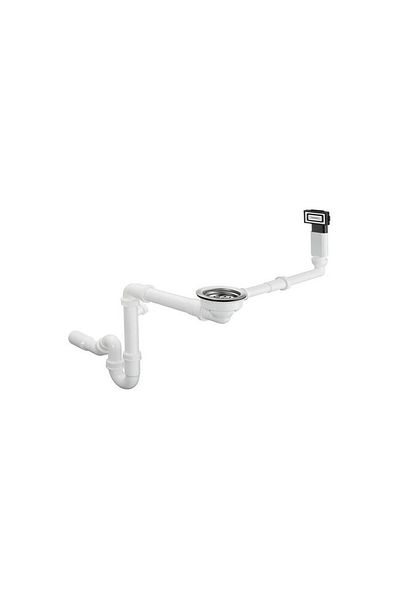 Hansgrohe S510-F450 Built-In Granite Sink 450 Graphite Black + Manual Drain
