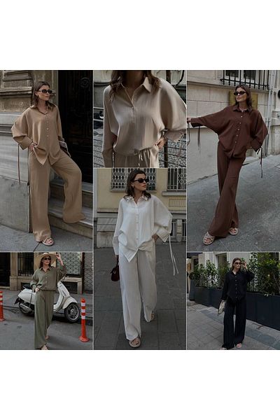 soBasic Linen Tncel Comfort Double Set