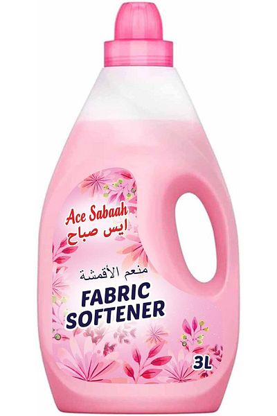 Ace Sabaah منعم الأقمشة 3 لتر (وردي)