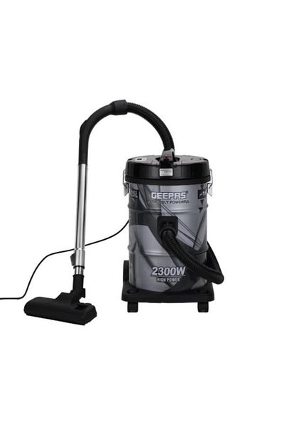 Geepas 25L Multi-Filter Drum Vacuum with Adjustable Suction & Dust Indicator