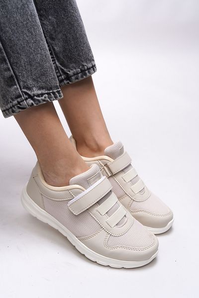 Riccon Tenis de damă bej Aelrathla 0012616