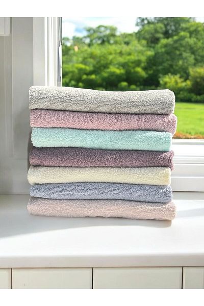 Minteks Set de prosoape pentru oaspeți/bucătărie multicolore din 100% bumbac, 7 piese - Minteks Home