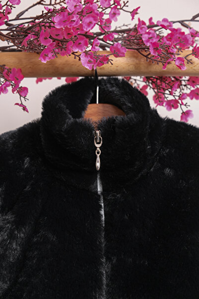 Zaziko Kids Girl's Zippered Plush Vest Ylk.2533-Z