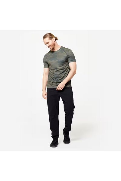 Decathlon Ανδρικό μαύρο κανονικό φούτερ Essential - Fitness
