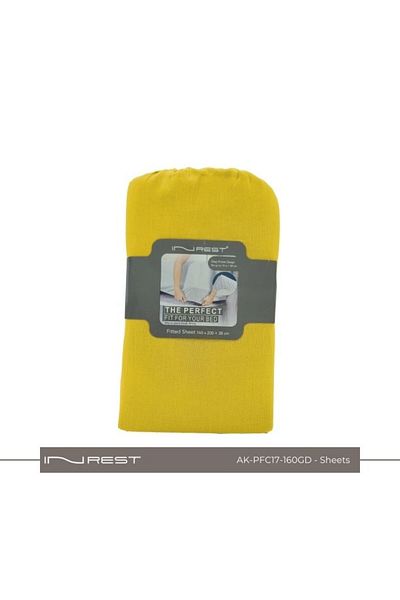 INREST 100% Cotton INREST Fitted Sheet 160*200 + 38 cm