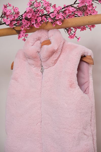 Zaziko Kids Girl's Zippered Plush Vest Ylk.2533-Z