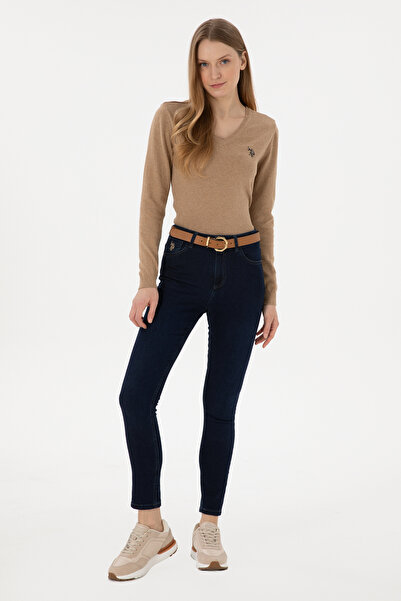 U.S. Polo Assn. Γυναικείο παντελόνι μπλε Skinny Fit Jean 50297484-DN0022