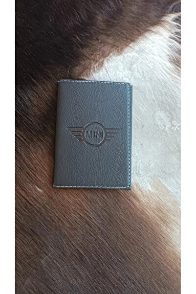 EFE DERİ Mini Cooper Deri Dikişli Araç Ruhsat Kılıfı Kabı Oto Ruhsatlık Araba...