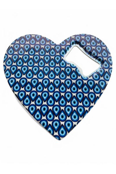 GALATA GIFT Magnet - Bottle Opener - Soda Pop with Evil Eye Beads - Refrigerator Magnet