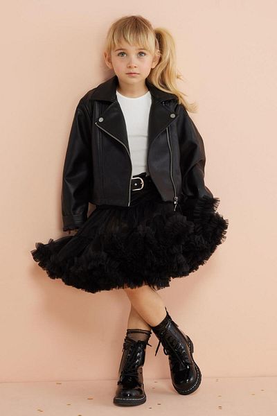 Le Mabelle Black Girl's Tutu Skirt - Bonita