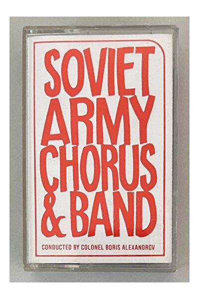 Plakevi İzmir Soviet Army Chorus Band Kaset (Orjnal Dönem Baskı)
