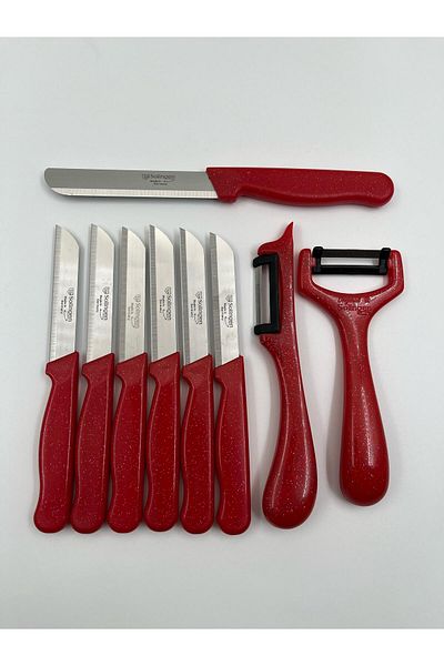 HerkeseUygun Solingen 9 Piece Set of Knives and Peelers