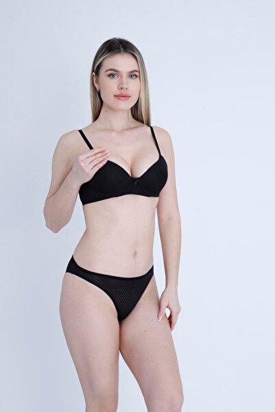 İKLİM LİFE Σετ με διάφανο εσώρουχο με επένδυση στη μέση