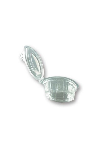 Home 100 Adet 30 cc Plastik Kapaklı Sızdırmaz Sos Kabı