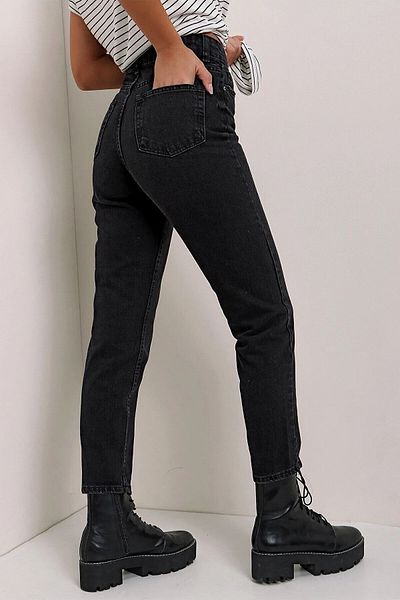 Geppetto A 1654897404   Women's Black Mom Jean