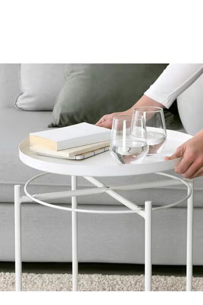 co arma Round table suitable for placing next to the bed or sofa 50*40 cm