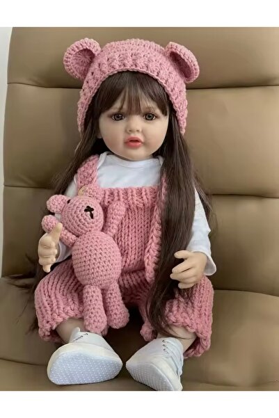 Happy Toys Gerçekçi Yeni Doğmuş Emaye Bebek 55cm Simüle Bebek Kız Bebek Için ...