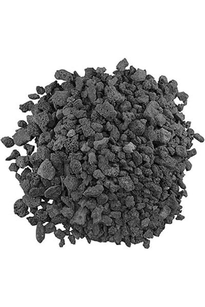 Mu Art Ahşap American Fire Glass Fireglass Lava-S-10 American Fire Glass Small Size Lava Rock, Porous, Full