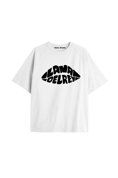 Kalic Studio تي شيرت لانا ديل ري كبير الحجم KOD18