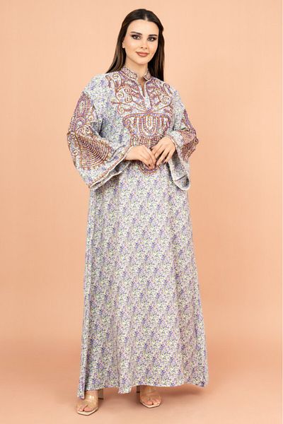 IKKXA Crystal and Thread Elegance Jalabiya