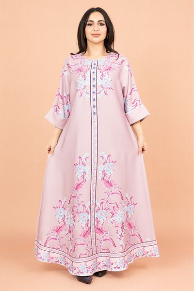 IKKXA Crystal Enchant Print Jalabiya