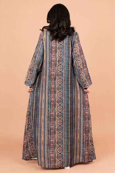 IKKXA Multicolor Patterns Modern Jalabiya