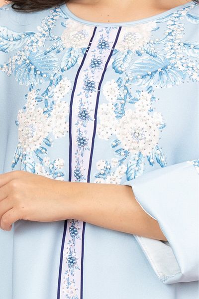 IKKXA Crystal Enchant Print Jalabiya