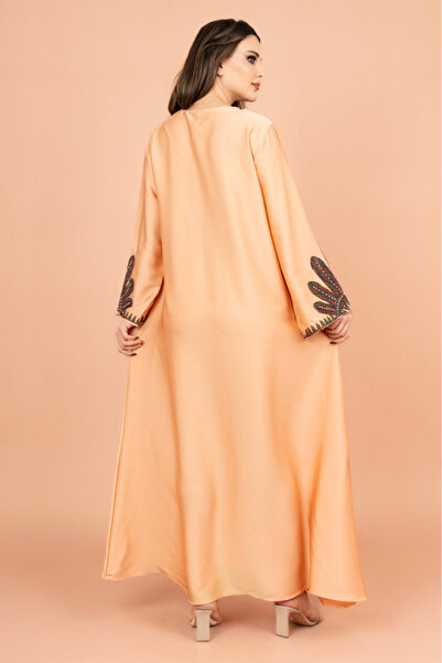 IKKXA Solid Embroidered Jalabiya