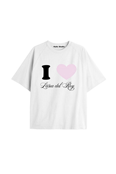 Kalic Studio تي شيرت لانا ديل ري كبير الحجم KOD36