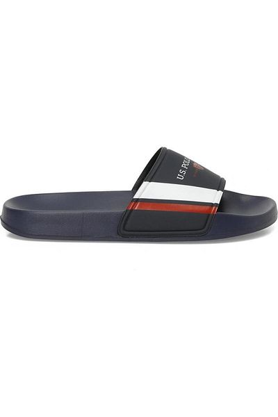 U.S. Polo Assn. شبشب رياضي كاجوال من Ussuri Polo Assn Willie 4FX Awesome Laws باللون الأزرق الداكن