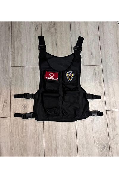 Muraty Black Children's Offensive Vest
