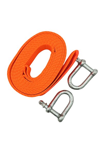 COVERİST Araç Çekme Halatı Çelik Uçlu 3 Metre 3 Ton Çeki Halatı