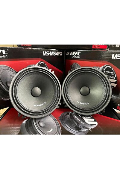 Massive M54fx 13 Cm Midrange 200watt 100rms Iki Adet