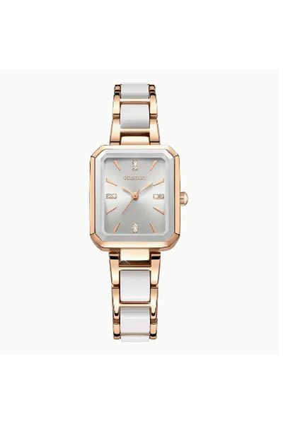 TChic Gold Watch with White Detail