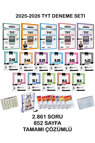 Marka Yayınları TYT DENEME SETİ KONU KONU ÇIKMIŞ SORULAR İLAVELİ 2025 2026 Vİ...