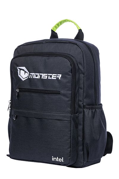 MONSTER حقيبة ظهر للكمبيوتر المحمول مقاس 15.6 بوصة