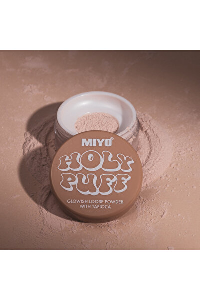 Miyo Glowish Loose Powder (Holly Puff) - Contains Tapioca