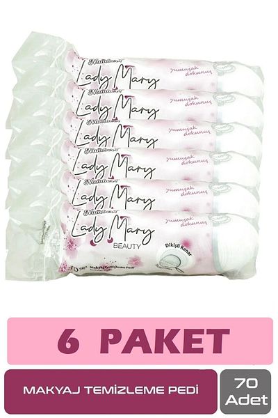LadyMary Lady Mary Makeup Remover Cotton 70Pcs