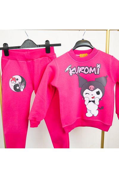 BookOrBook Kuromi Ying Yang Premium Children's Tracksuit Set 3-12 Years