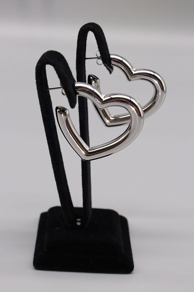 HFKY Steel Heart Earrings. Heart Earrings Hfky24