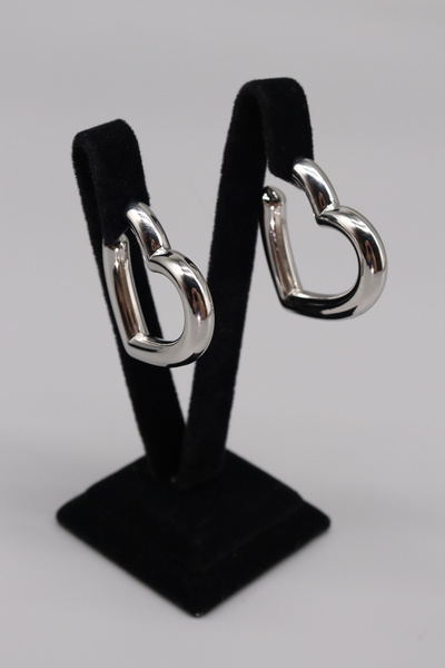 HFKY Steel Heart Earrings. Heart Earrings Hfky24