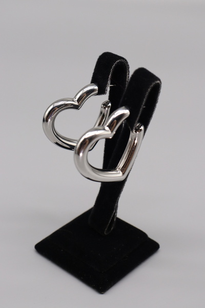 HFKY Steel Heart Earrings. Heart Earrings Hfky24