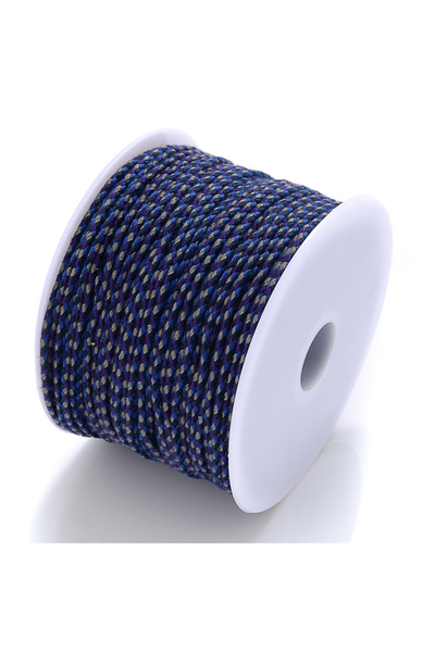 Choice 3 2mm 10M Three-Color Four-Strand Braided Cotton Woven Rope Twist Jewe...