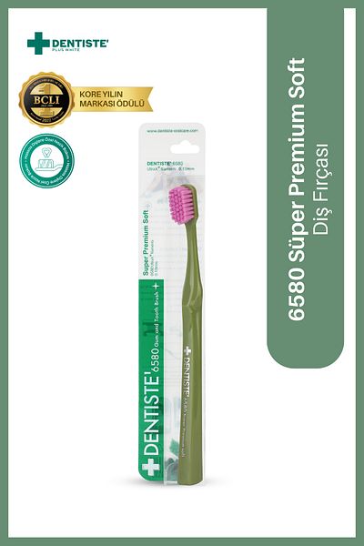 Dentiste Super Premium Soft 6580 Toothbrush - Green