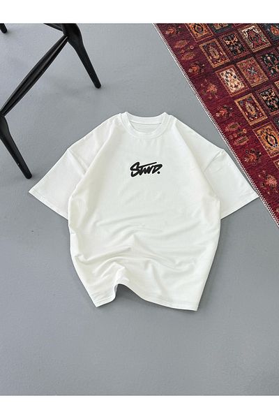 Gofeel Harajuku Street Swd Back Printed Oversize Short Sleeve Tshirt