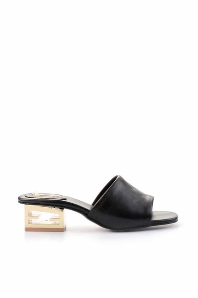 Bambi Women's Black Slippers K04575000609
