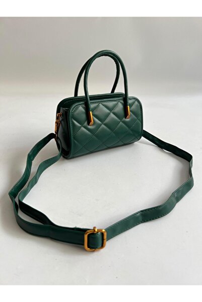 Mia Collection حقيبة كتف بالى موديل بالى يدوية وحقيبة كتف نسائية خضراء
