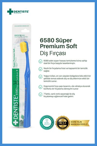 Dentiste 6580 Super Premium Soft Toothbrush - Blue