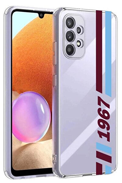 3GEN CASE Samsung galaxy a23 compatible transparent silicone case with fan pattern